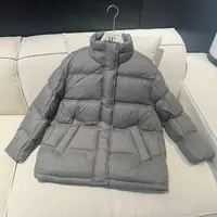 【张小张专属】冬季百搭通勤立领白鹅绒羽绒服25154