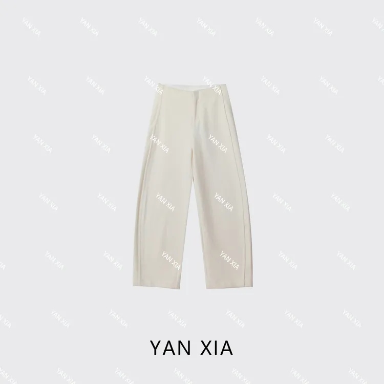 "松弛漫旅"桑蚕丝+羊毛休闲裤 秋冬女宽松休闲长裤正腰 W-635