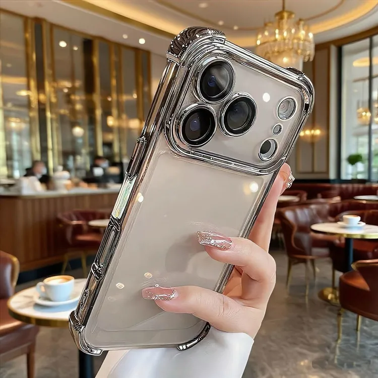 透明软壳镜头全包适用苹果17promax手机壳iPhone17四角气囊防摔16