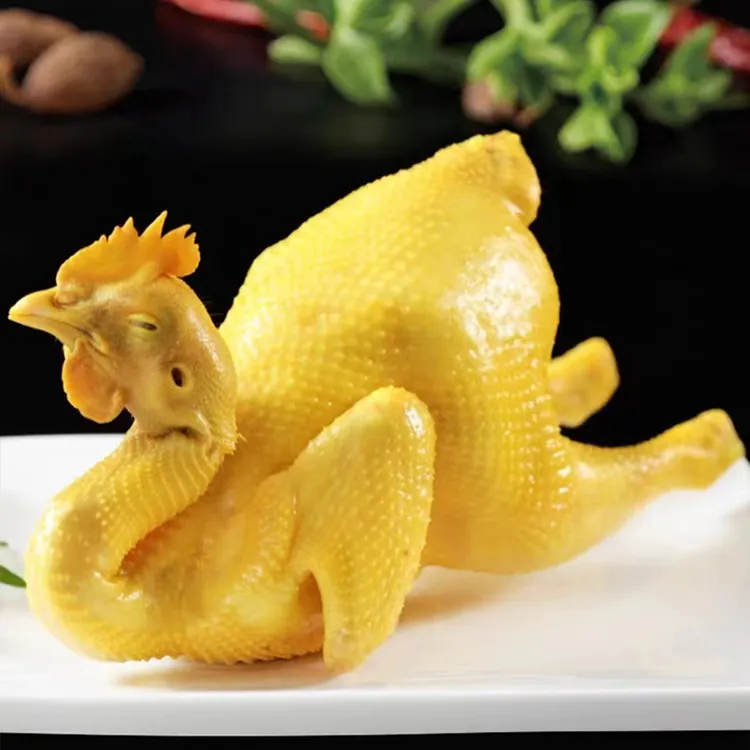 网红小吃盐焗鸡整只正宗广东特产真空包装熟食开袋即食新鲜美味
