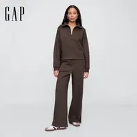 Gap【琥珀流光】2025秋季新款微宽松半拉链立领卫衣美版DR800447