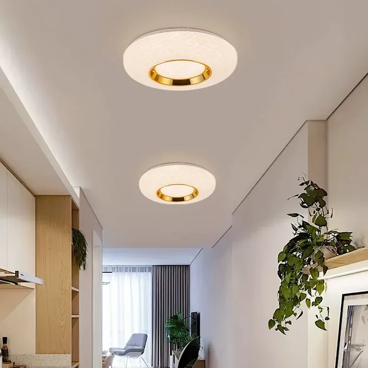 过道玄关阳台人体感应雷达红外感应主房卧室灯现代简约led吸顶灯