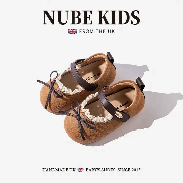 NUBEKIDS女童公主鞋春秋季新款女宝宝时尚软底学步鞋25A3564