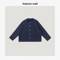 妞姐自制“西海岸”定纺洗水密织毛圈棉 显瘦文艺外套WT5C8393.