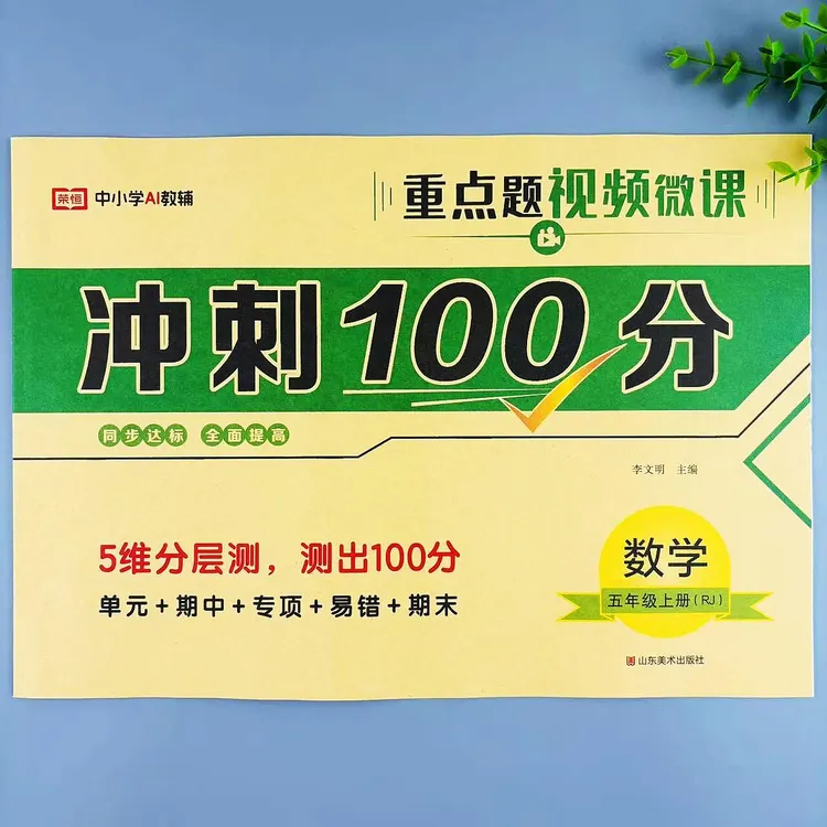 五年级上册数学冲刺100分人教版同步试卷单元期中专项易错期末卷