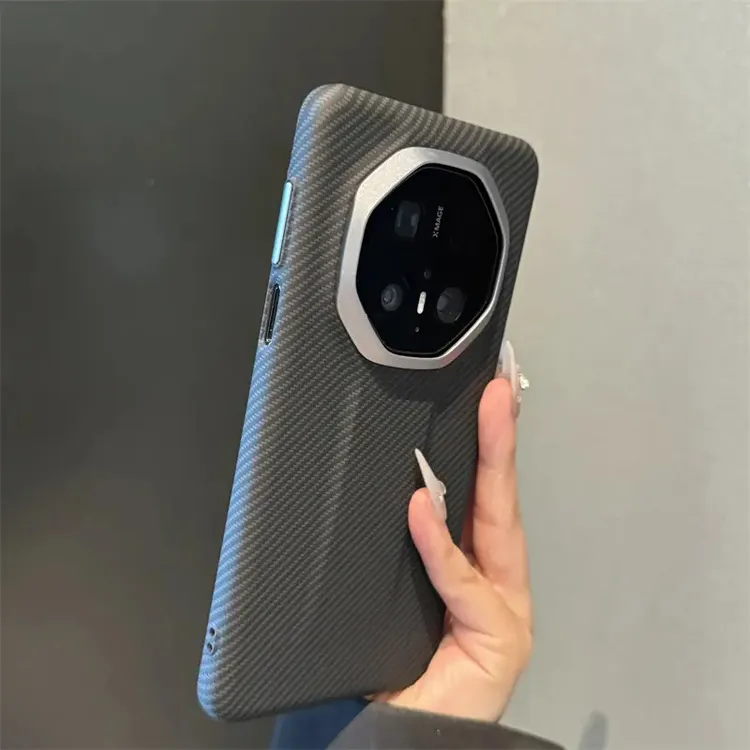 超薄凯夫拉纹适用华为mate70rs非凡大师手机壳碳钎维纹防摔保护套