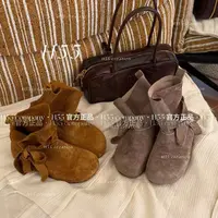 【夏夏专属】H55-奶油卡夫卡-高智法式小马丁短靴3cm70-2787