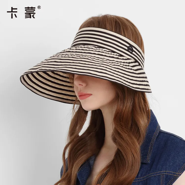 【粉丝专属】卡蒙 UPF50+春夏百搭盘边防晒帽透气沙滩空顶帽 女款