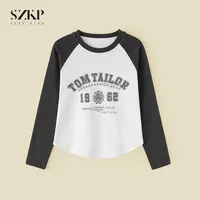 SZKP秋季新款女童装休闲打底衫中大童时尚儿童长袖T恤BGYQ552919