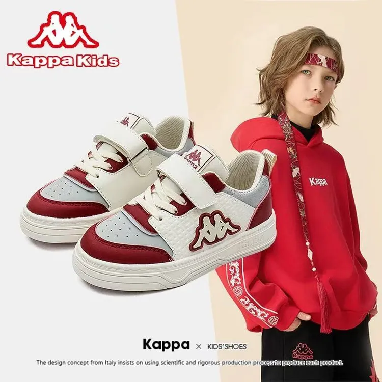 【开学季】Kappa kid卡帕2025春秋新款板鞋休闲百搭男女学生休闲鞋