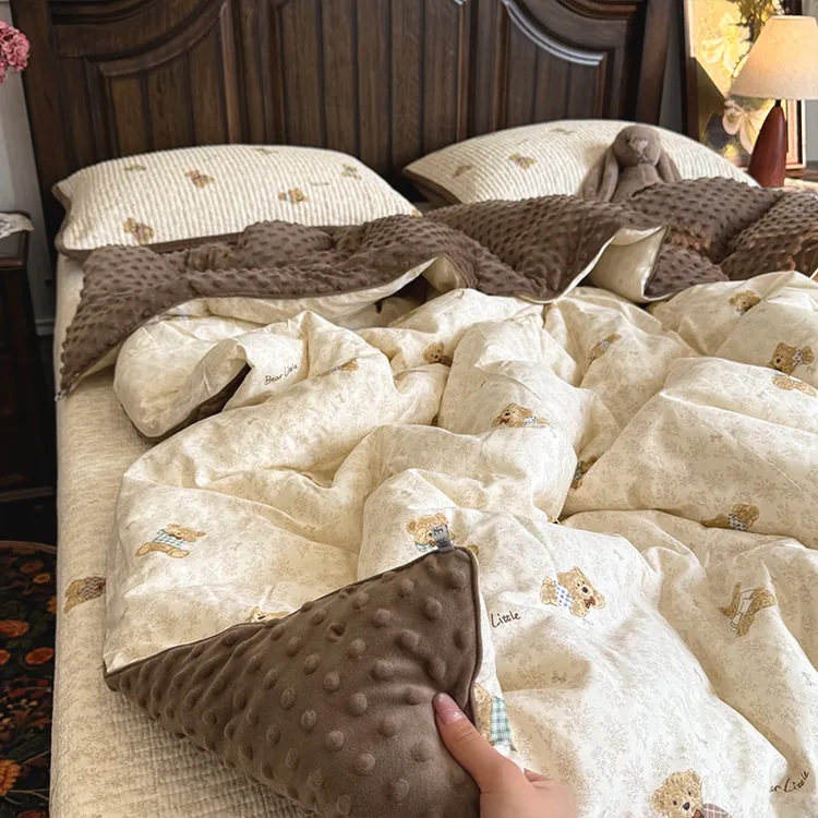 dexi/德茜豆豆被冬被被芯秋冬季棉被加厚保暖宿舍被绒四季通用