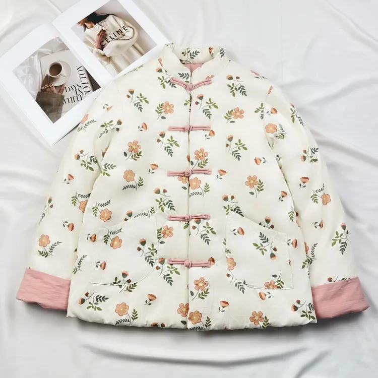 纯棉花外套贴身小棉袄 女修身夹棉棉衣 女士薄棉保暖内穿棉服冬装