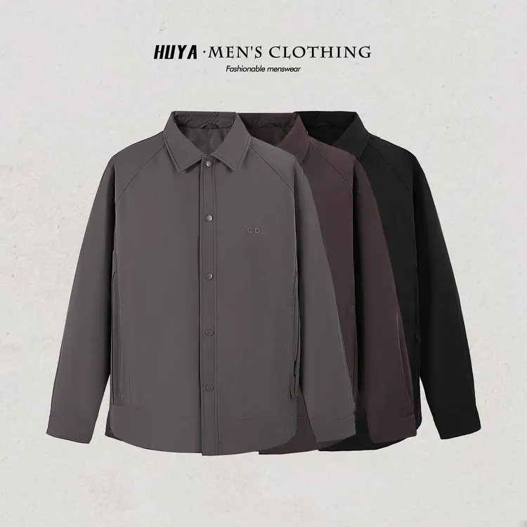 虎牙兄弟棉服男款冬季户外防风保暖时尚休闲百搭翻领外套男F2585