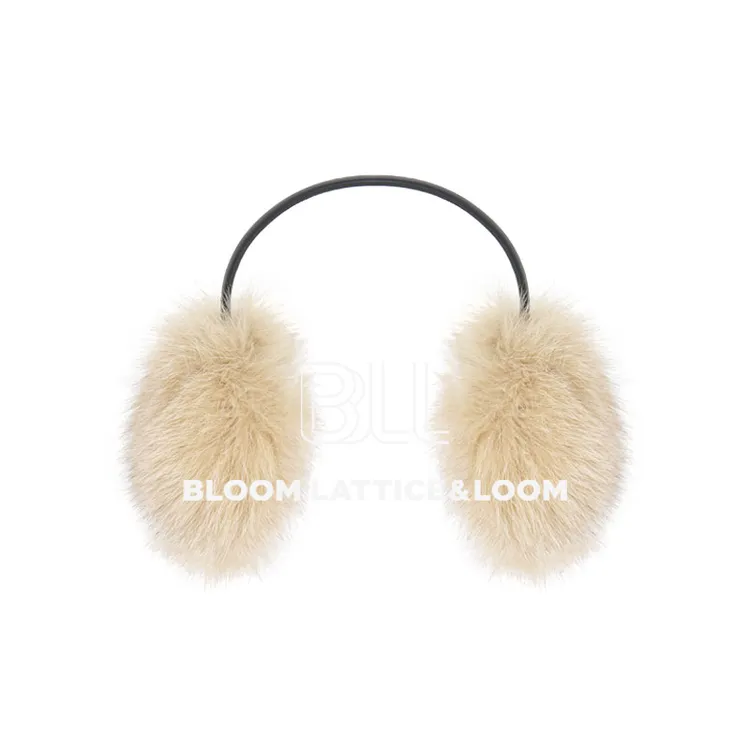 PCNY「毛毛耳暖」不理理冬季新款小众女装简约百搭保暖狐狸毛耳包