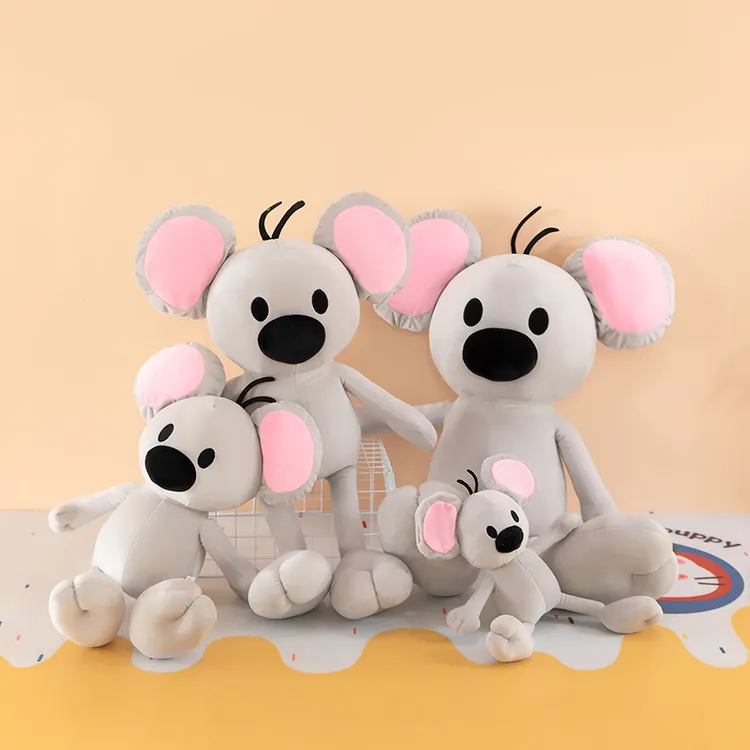 新款加菲猫小吱手工毛绒玩偶可爱公仔超萌老鼠挂件包挂饰生日礼物