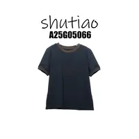 【SHUTIAO】2025夏季：新款小众设计款T恤A25G05066