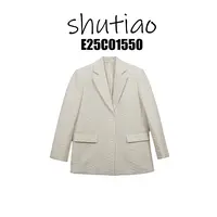 【SHUTIAO】2025夏季：新款小众设计款外套E25C01550