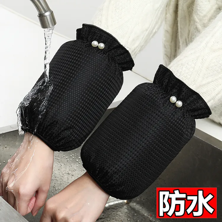 秋冬防水袖套女士厨房防污套袖防油袖筒成人学生羽绒服耐脏护袖头