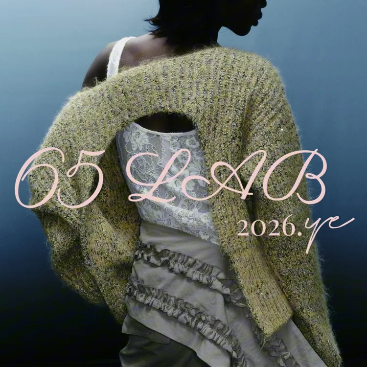 65LAB*「四穿闪片异形毛衣」850克 美丽诺羊毛 多穿法 廓形毛衣