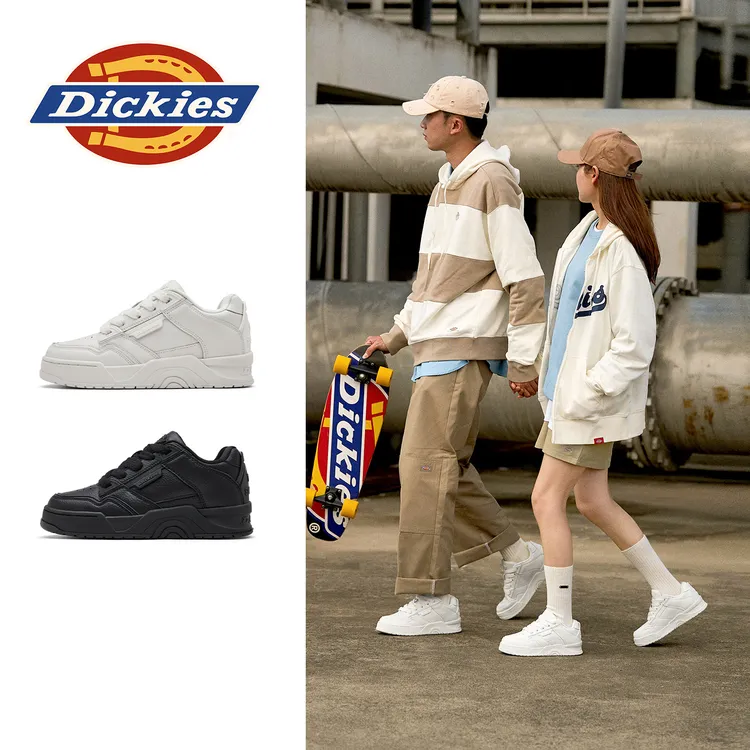 Dickies男鞋2025新款冬季透气鞋子男潮鞋小白鞋男款男士休闲板鞋