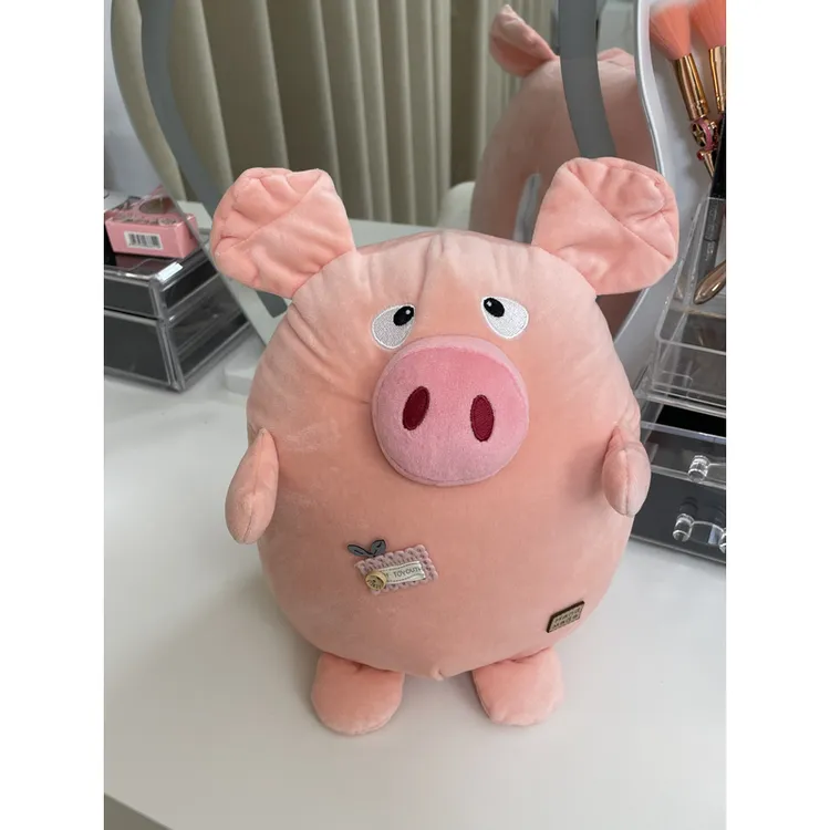 【零零和猫】会道歉的可爱小猪玩偶拍打可录音公仔毛绒创意礼品