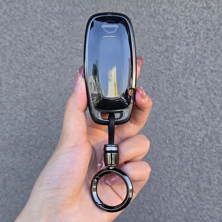 适用东风日产轩逸汽车钥匙套天籁逍客奇骏劲客ARIYA艾睿雅透明壳
