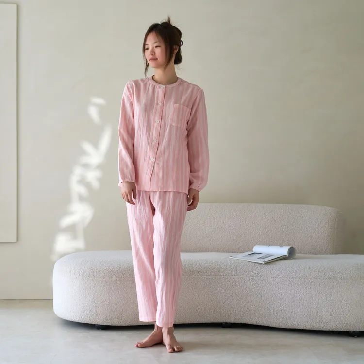 爆款【新中式夏季】全棉80支100%棉A类薄款春夏休闲女士家居服