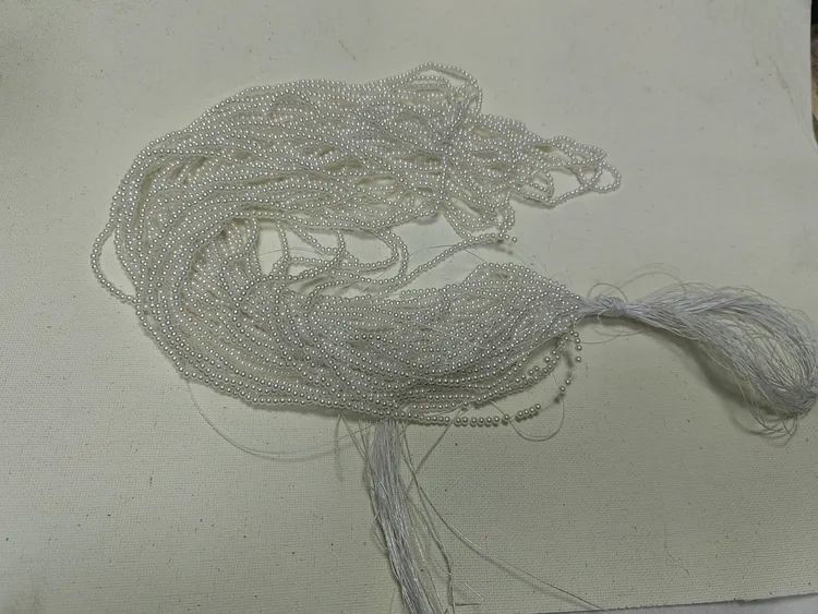 ABS仿珍珠卡3水磨高亮白色5000颗