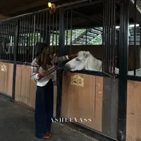 【ASHLEYASS】“灯芯绒拼接直筒牛仔裤”复古YKK拉链牛仔裤LSN250908W