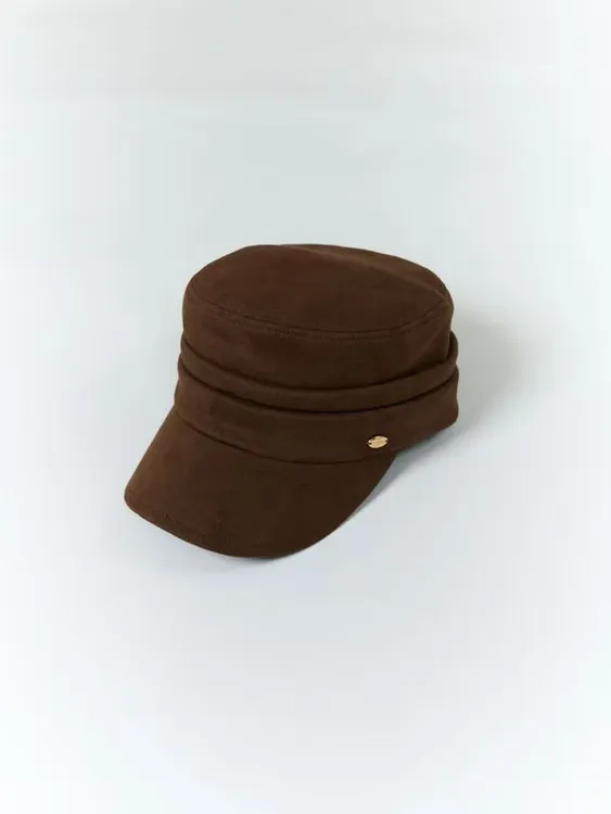 ［新品］SOUL HUG设计师品牌秋冬复古麂皮绒马术帽