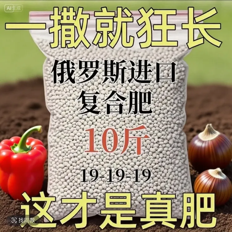 俄罗斯家用进口复合肥蔬菜农用种菜水溶性复合肥氮磷钾复合肥AA01