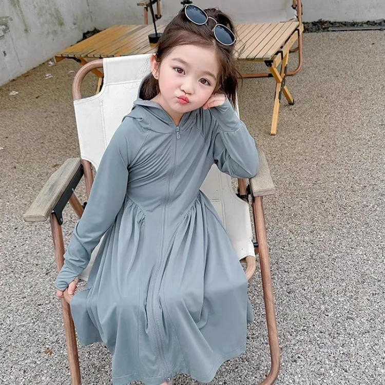 【91%好评率】宝宝衣女童洗衣液冰丝户外大檐帽凉感防紫外线防