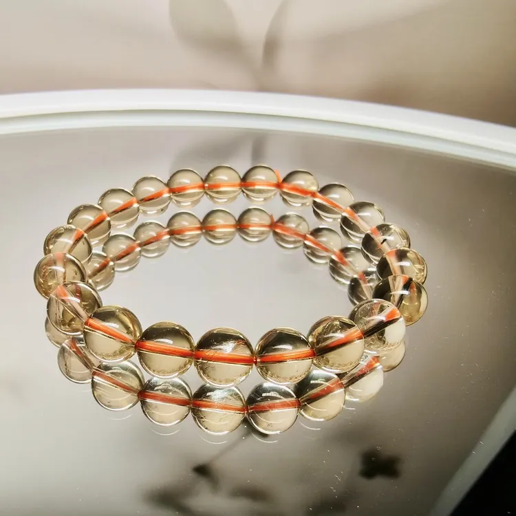 黄水晶手串 多样性发一