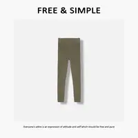 Free&Simple-'塑身裤‘极简韩系感春秋款慕斯暖绒打底裤-C801