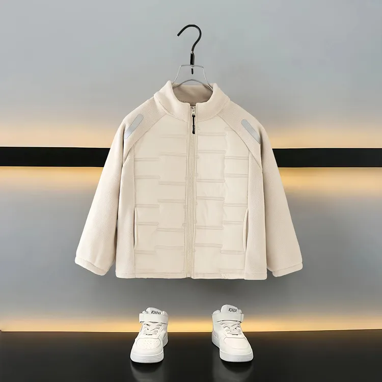 男女童男棉服立领卡通动漫韩版夹克圆领棉袄百搭加厚校服神器2025