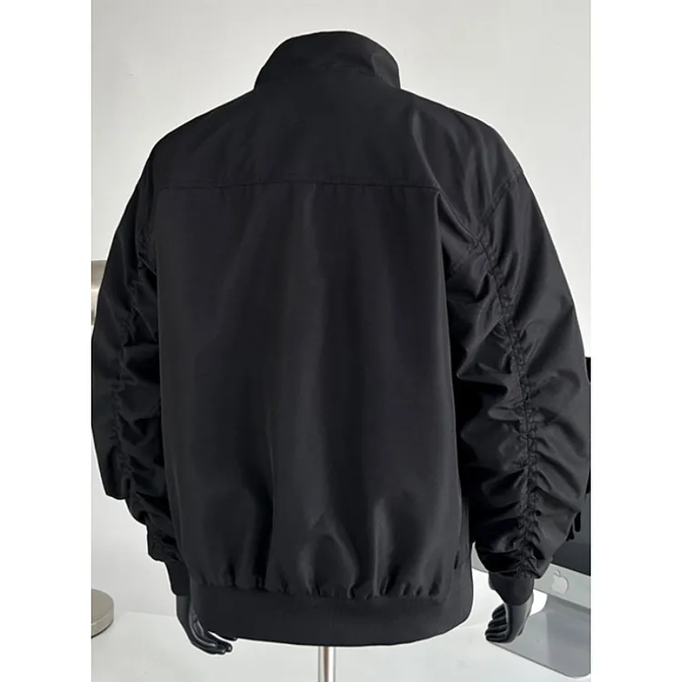 cleanfit短款工装外套男秋季硬汉穿搭三防立领冲锋衣美式飞行夹克