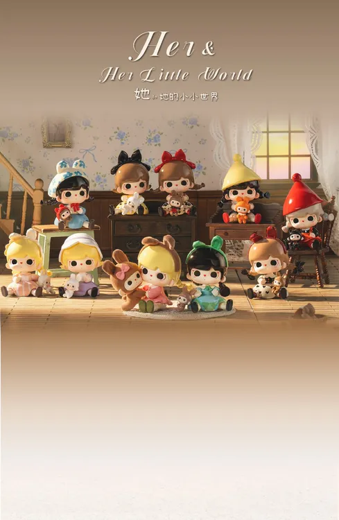 TUTU BEAR兔兔与熊她和她的小小世界系列手办盲盒可爱潮玩Q版手办