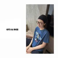 072 & RICE【古德米奇】100纯棉 秋季休闲圆领短袖T恤 Z-32NB436