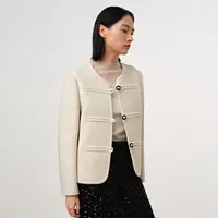 【达人专享】秋冬新款双面呢大衣R273089