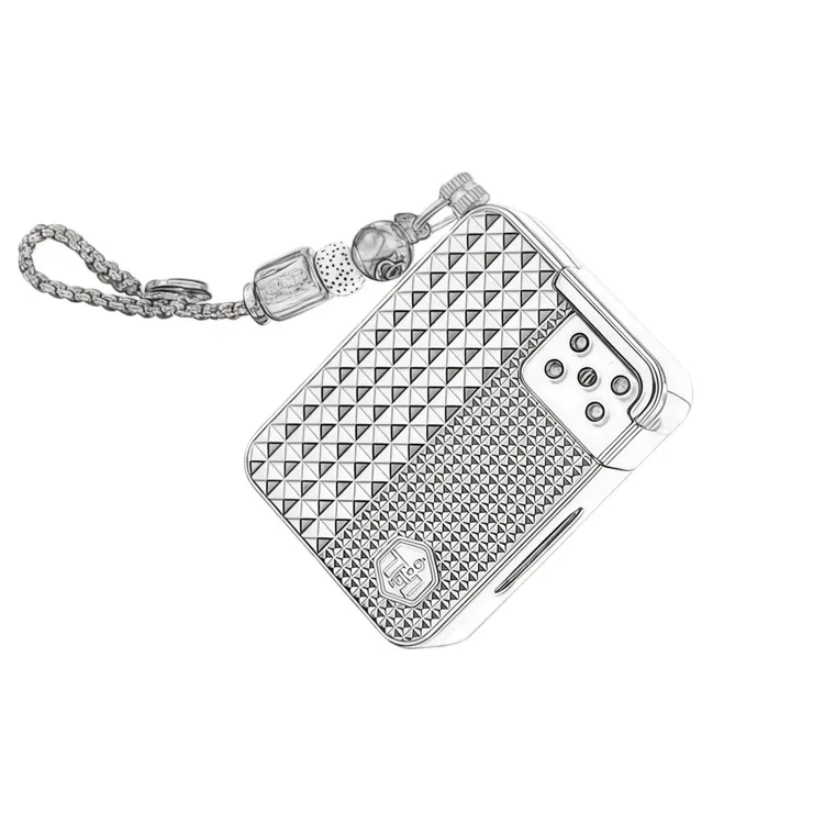 迷你智能小方块感应打火机敲击感应声控语音感应甩动感应气流感应