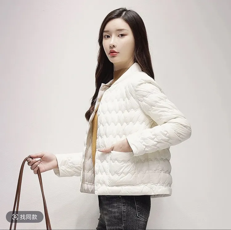 D厚款短款棉服秋冬小个子宽松棉衣女装外套显瘦连帽