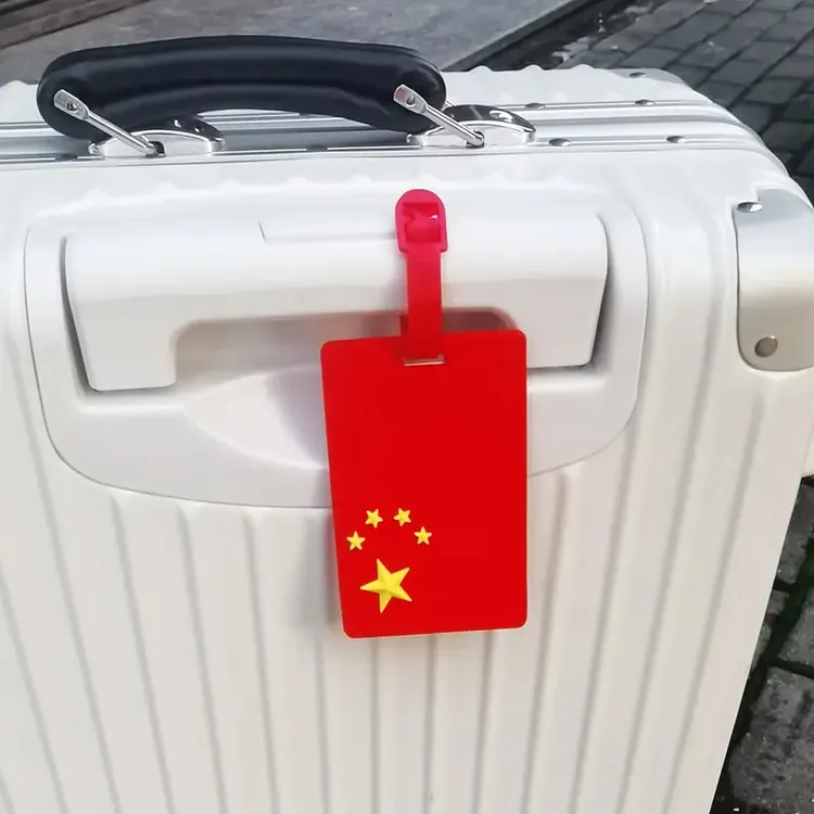中国卡通挂牌吊牌托运牌登机飞机行李牌拉杆箱绑带旅行箱标签国潮
