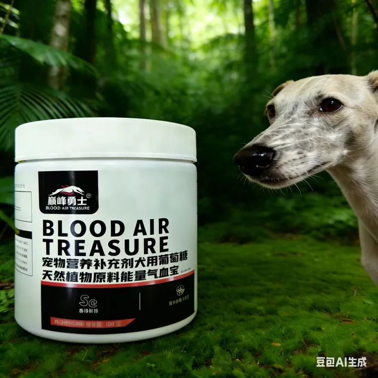 【巅峰勇士】气血宝(500g)速度体力能量格力犬实战猎犬比特犬