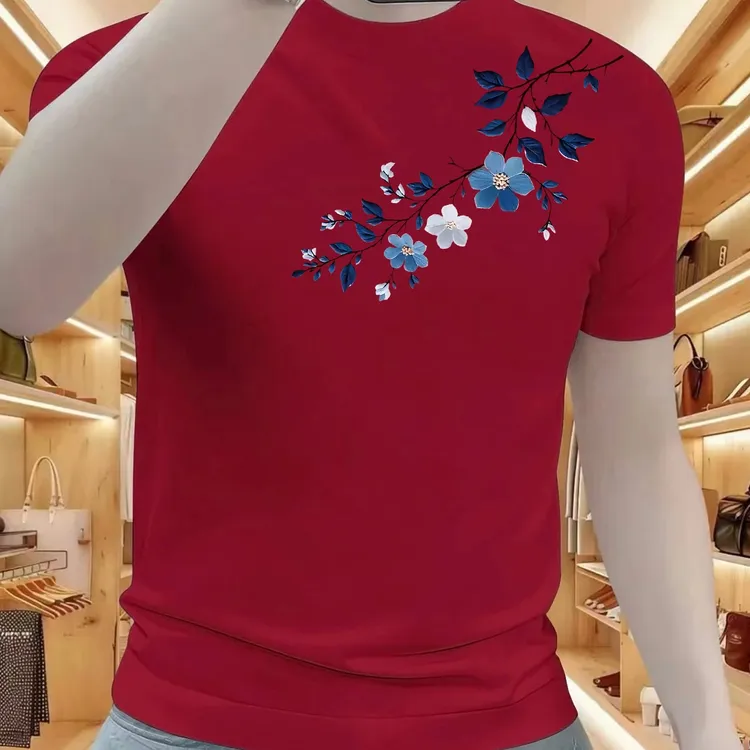 男士夏季休闲纯棉T新款爆款潮牌短袖体恤2025t恤高档百搭半袖上衣