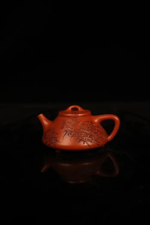 【风】《五子登科》小煤窑朱泥子冶石瓢纯手工120cc