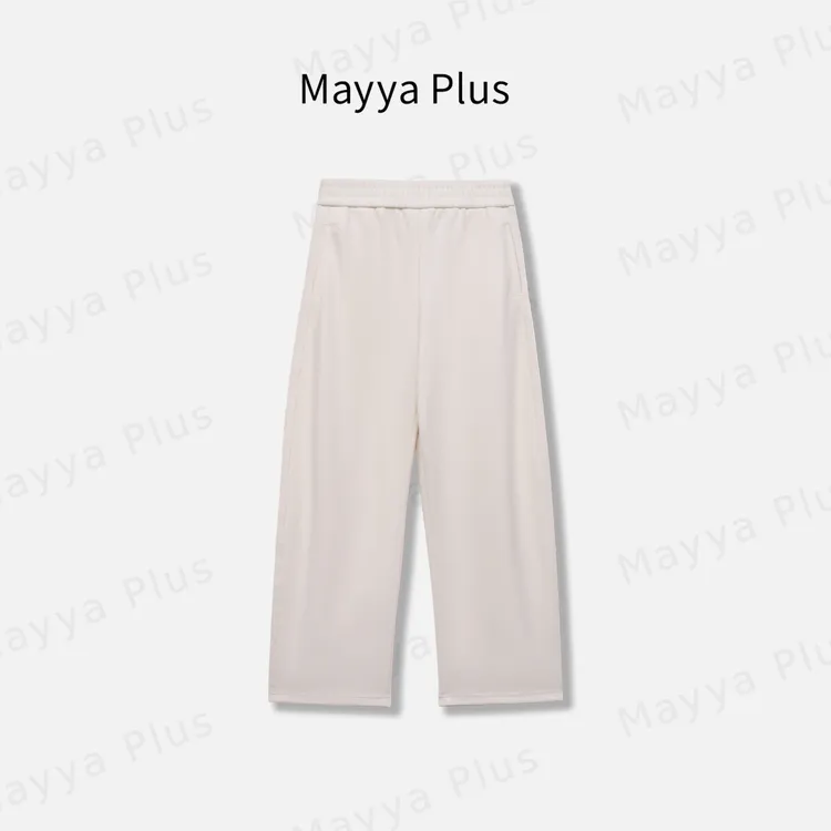 【美学裤】Mayya Plus麦芽定制松弛感流光风百搭休闲直筒裤32537337