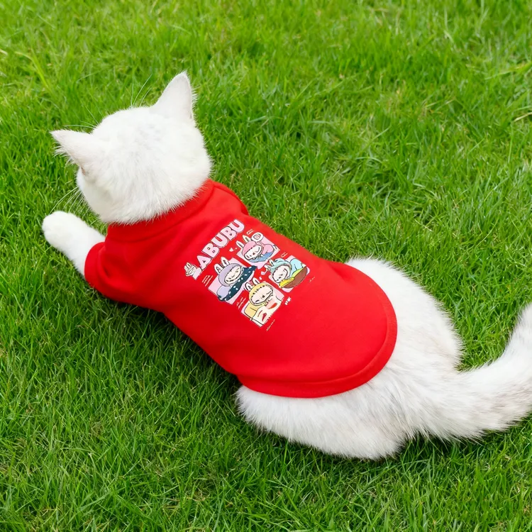 秋冬款猫咪衣服加绒保暖超萌宠物衣服蓝猫美短布偶猫银渐层橘猫