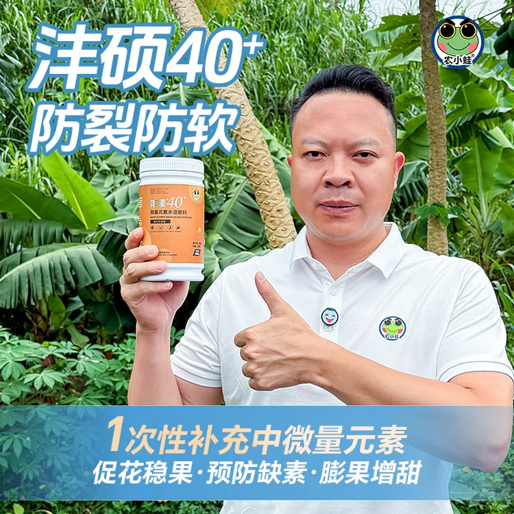 农小蛙韩国沣硕40叶面肥膨果增甜防裂日早衰缺素叶片发黄植物肥料商品图
