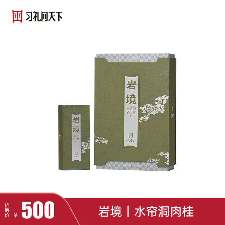 习礼问天下 岩境-水帘洞肉桂礼盒装特级武夷岩茶大红袍茶叶