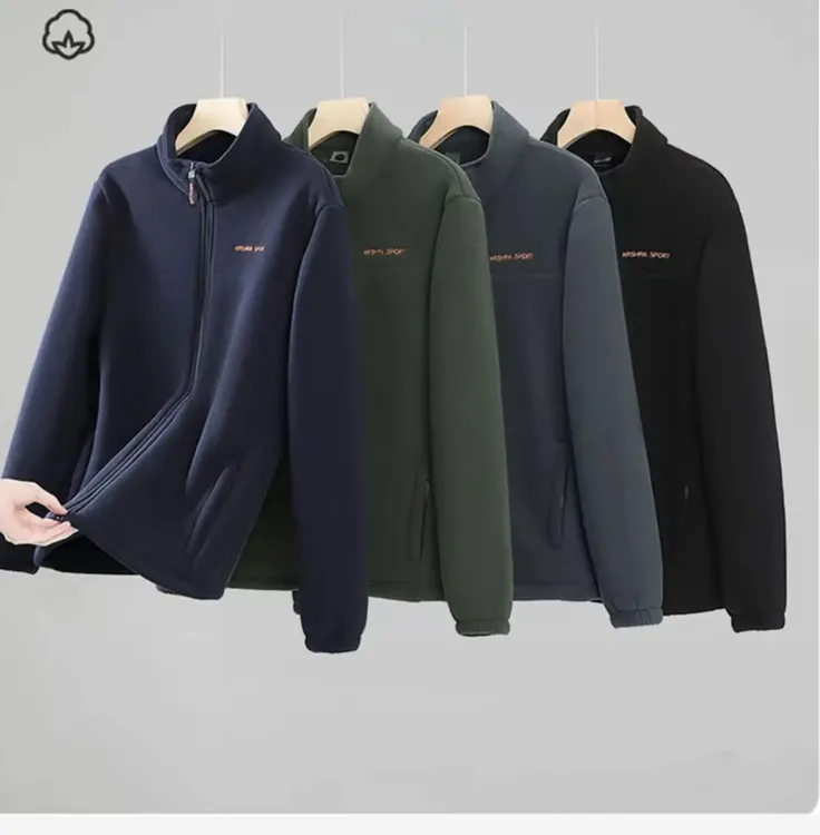 男女同款加绒加厚摇粒绒外套户外运动保暖抓绒衣